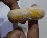 Foto langkah ke 15 dari resep Donat Labu Kuning Super Lembut Tanpa Degasing.