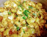 A picture of step 6 of Summer Squash and Potatoes in One Pot.