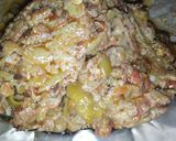 A picture of step 5 of Turai ki sabzi.