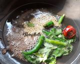 A picture of step 1 of Milk Upma.