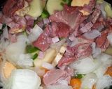 Foto del paso 1 de la receta: Cachetes y carne a la crema