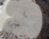 A picture of step 5 of Milkmaid bread pudding.