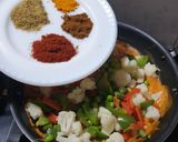 A picture of step 6 of Veg Hyderabadi Nizami Kadai.