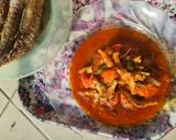Foto langkah ke 6 dari resep Menu harian: sayur gulai daun ubi, sambal teri jos & ikan goreng.