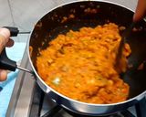 A picture of step 5 of Pav bhaji fondue.