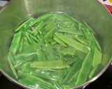 Foto del paso 2 de la receta: Judías verdes con espaguetis y gambones