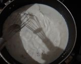 A picture of step 6 of Pasta with white sauce.