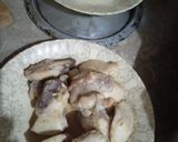 A picture of step 1 of Chicken karahi.