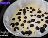 A picture of step 8 of Chocolate Blueberry Cheesecake in AIRFRYER.