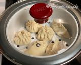 A picture of step 8 of Steamed & Fried Chicken Momos (Dumplings).