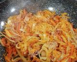 Foto del paso 4 de la receta: Spaghetti con pollo y tocineta