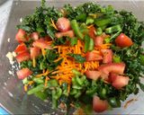 A picture of step 2 of Chickpeas and vegetables sandwich.
