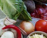 Foto del paso 1 de la receta: Submarino picante con sobras de carne y verduras