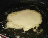 A picture of step 4 of Malpua with Rabri.
