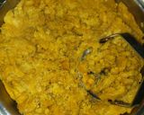 Foto del paso 1 de la receta: Bolita de mofongo de plátano con carne frita y caldo de pollo