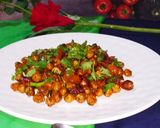 A picture of step 5 of Chana Chilli.