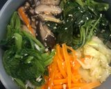 รูปขั้นตอนการทำที่ 2 ของ บิบิมบับ (bibimbap)อาหารเกาหลีสไตล์เรา