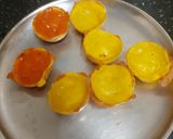 A picture of step 5 of Healthy & Protein Rich Pizza Cups -- an after school snack For Kids.