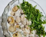 A picture of step 3 of Makhana raita.