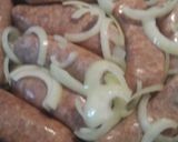 A picture of step 4 of Beer Brats and Cabbage.