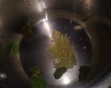 A picture of step 1 of Tulsi cinnamon ginger Tea.