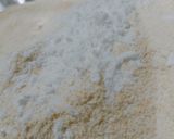 A picture of step 2 of Drumstick Leaf Muthia.
