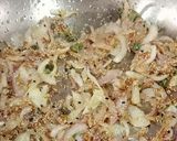 A picture of step 2 of Poshto / Poppy seeds Bhat Bhaja Bengali Style recipe.