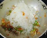 A picture of step 2 of Quick Herb Rice For Tiffin.