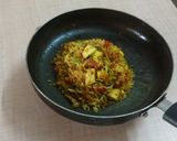 A picture of step 5 of Paneer Tava Pulao.