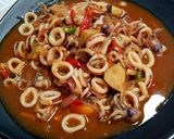 Foto langkah ke 4 dari resep Cumi asam pedas.