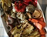 Ζεστή #σαλάτα ψητών λαχανικών... όλος ο κήπος στο πιάτο μας..!! φωτογραφία βήματος 5