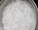 Hình bước làm 1 của món Mứt dừa già