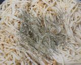 A picture of step 2 of Aglio olio pasta.