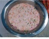 A picture of step 2 of Semolina vegetable appe.