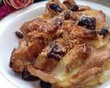 Foto langkah ke 8 dari resep Bread pudding fibercreme.