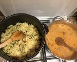 Harcsapaprikás bakonyi módra túrós csuszával recept fázis 3 fotója