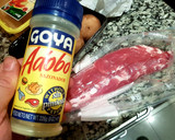 Foto del paso 1 de la receta: Solomillo de Cerdo al Jerez y Piña Thai Style