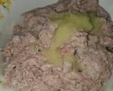 A picture of step 2 of Peshawri chappli kbab.