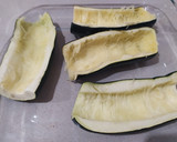 Foto del paso 1 de la receta: Calabacín relleno de atún