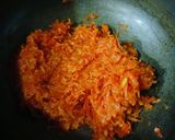 A picture of step 1 of Gajar ka Halwa.
