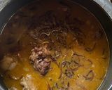 A picture of step 7 of Mutton Nalli Nihari Pakistani style.