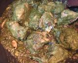 A picture of step 6 of Chicken Hariyali.