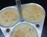 A picture of step 9 of Moong Dal Idli.