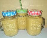 A picture of step 3 of Avacado Banana smoothie with dates- #4weekschallenge.
