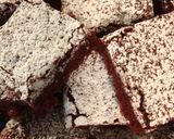 A picture of step 5 of Red Velvet Mocha Brownies.