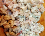 Foto del paso 7 de la receta: Andares de cerdo relleno de setas y langostinos