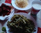 Zöldbab debreceni kolbásszal recept fázis 1 fotója