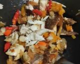 Foto langkah ke 3 dari resep Orak Arik Pedas Ikan Bawal Putih.