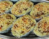 Foto del paso 11 de la receta: 🥔🧀Papas rellenas con carne y vegetales, gratinadas con queso 🧀🥔