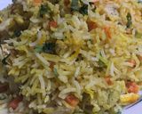 A picture of step 16 of Vegetables rice.